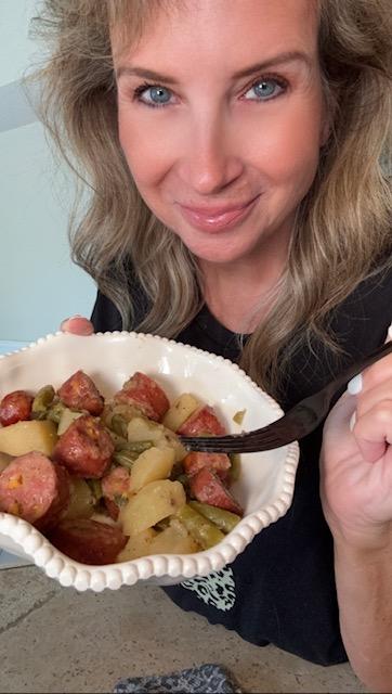 Crockpot Sausage, Potato, &&nbsp;Bean