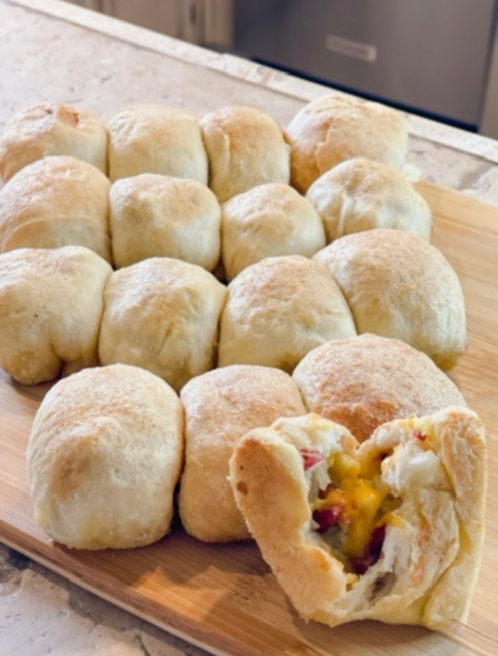 Stuffed Breakfast Bombs