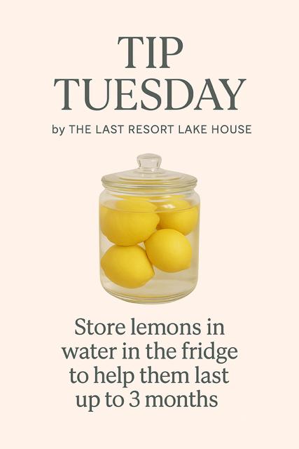 Storing Lemons